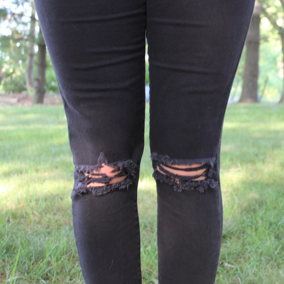 BLACK LEVI’S WEDGIE SKINNY JEANS SIZE 27 - Picture 3 of 6